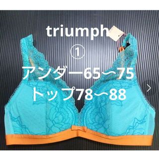 アモスタイル(AMO'S STYLE)のサイズ① トリンプ ノンワイヤーブラ ブラレット ブラジャー triumph 水(ブラ)