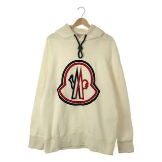 モンクレール(MONCLER)のMONCLER / モンクレール | 2020AW | MAGLIA HOODIE SWEATER ドローストリング ロゴ フーディ | XL | ホワイト | メンズ(スウェット)