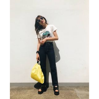 マウジー(moussy)のmoussy センタープレス　27inch(デニム/ジーンズ)