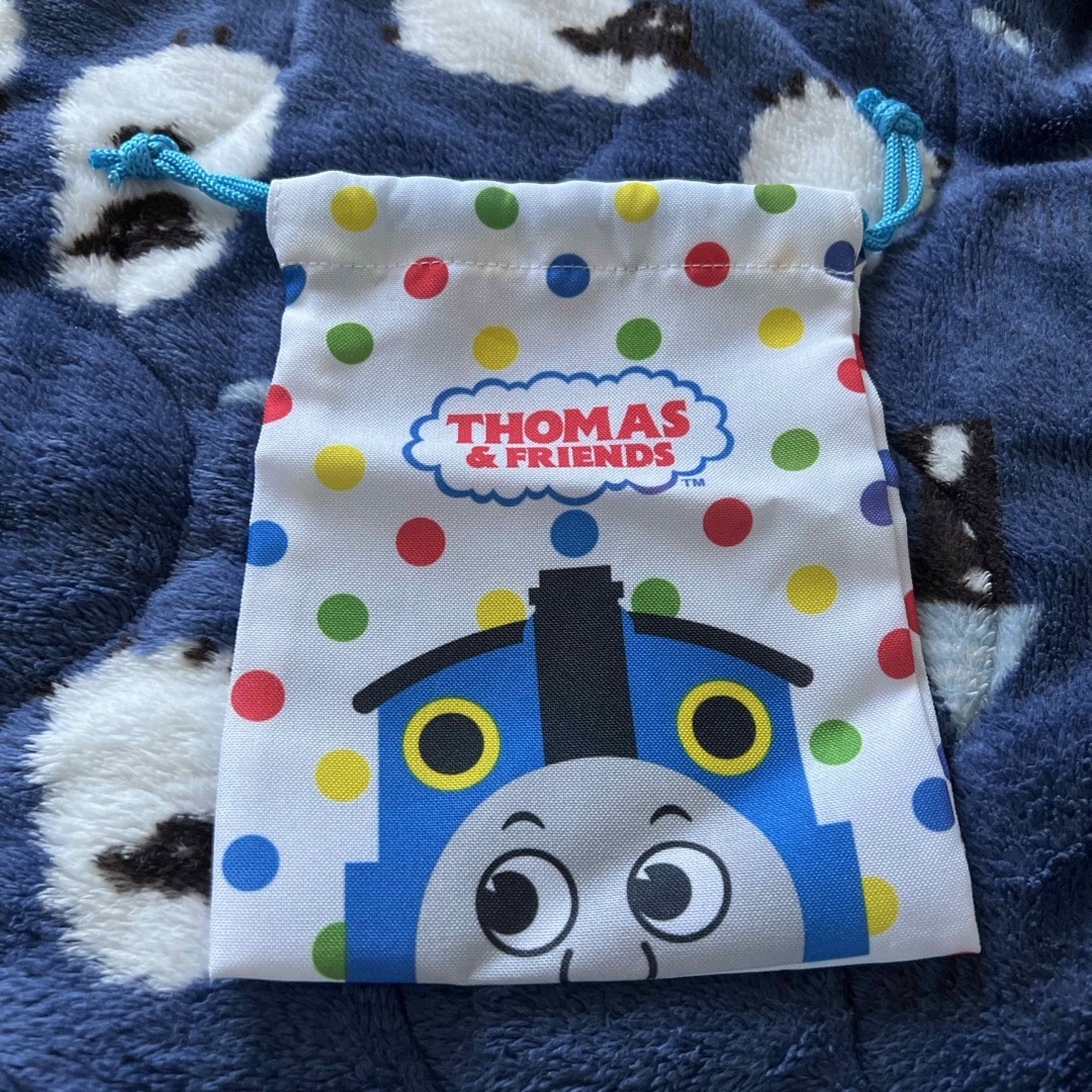 THOMAS(トーマス)のきかんしゃトーマス　巾着袋 キッズ/ベビー/マタニティのこども用バッグ(その他)の商品写真