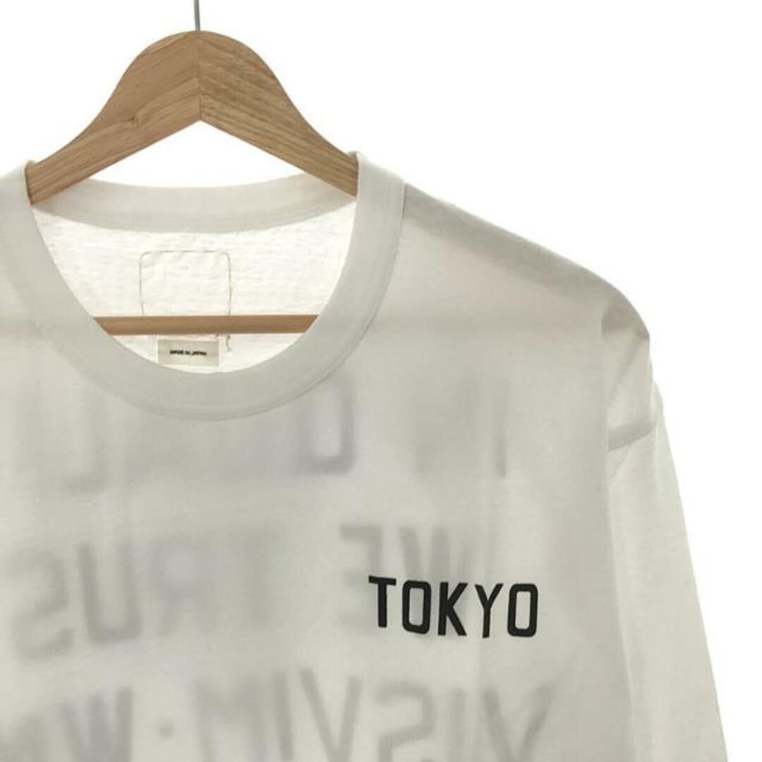 【美品】  visvim / ビズビム | JUMBO TEE S/S / プリント クルーネックTシャツ | 2 | white | メンズメンズ