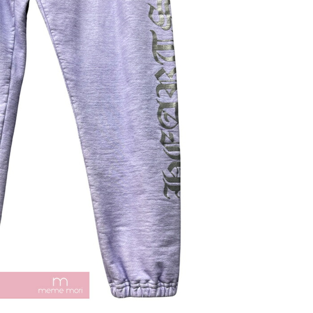 Chrome Hearts(クロムハーツ)のCHROME HEARTS Miami Limited Sweat Pants クロムハーツ マイアミ限定スウェットパンツ ロゴプリント 裏起毛 染め加工 ライトパープル サイズM 【231211】【中古-A】【me04】 メンズのスーツ(スラックス/スーツパンツ)の商品写真