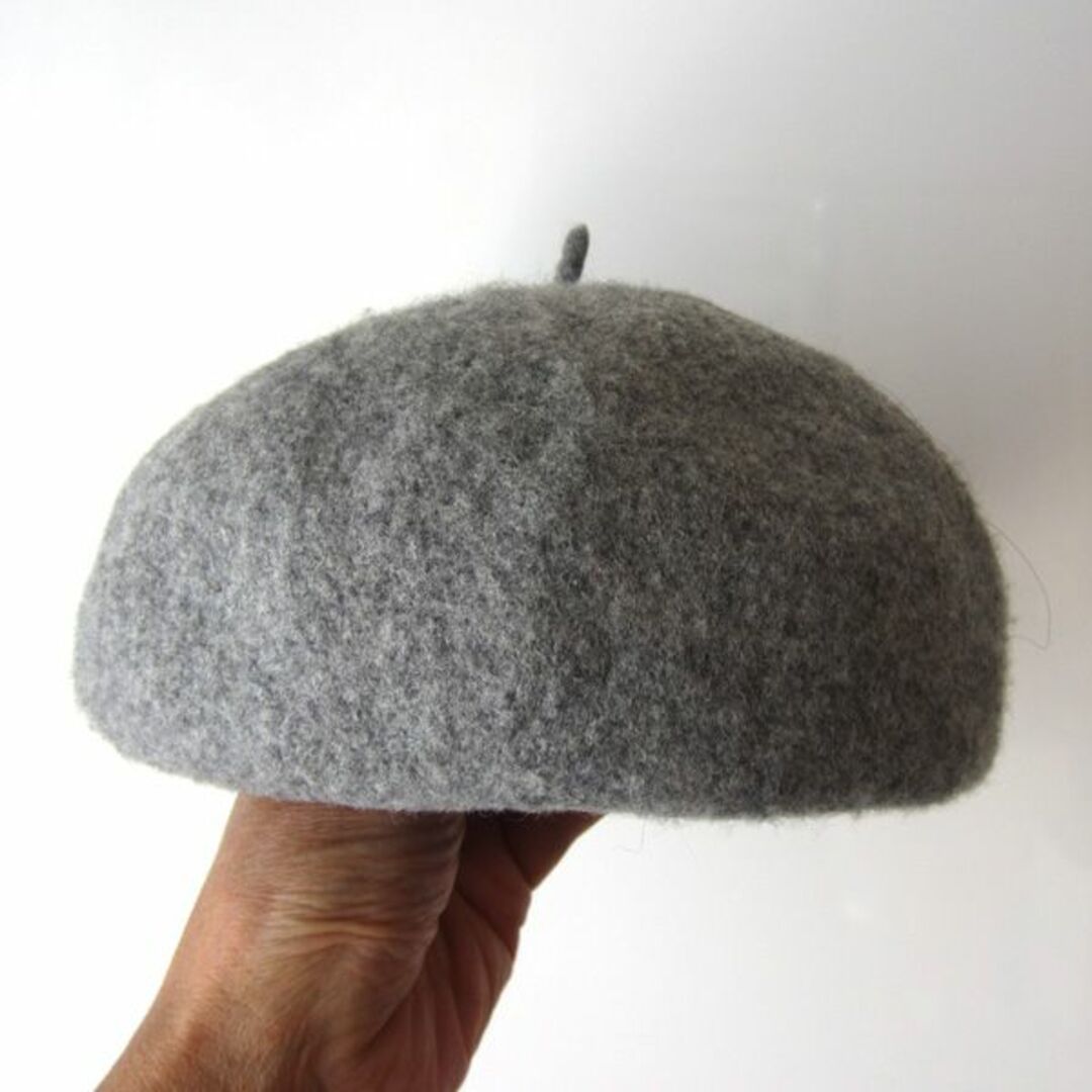 美品　アミティ★　ベレー帽　グレー　 レディースの帽子(ハンチング/ベレー帽)の商品写真