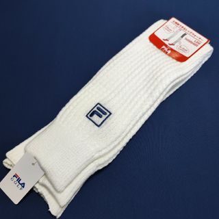 フィラ(FILA)の【新品】フィラゴルフ★レッグウォーマー（ホワイト）丈調整できるレッグウォーマー4(ウエア)