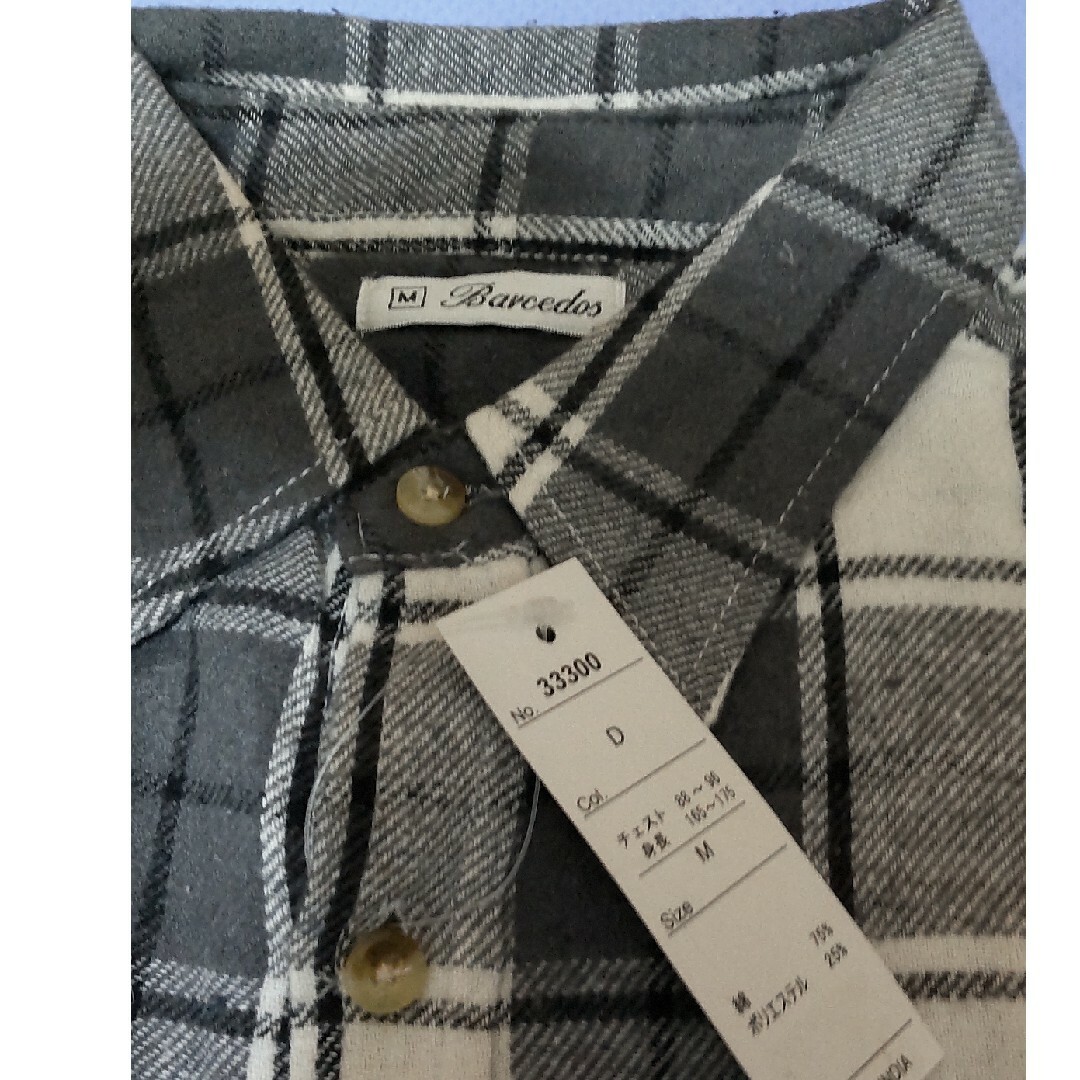 BARCEDOS(バルセドス)のバルセドス チェックシャツ Mサイズ メンズのトップス(シャツ)の商品写真