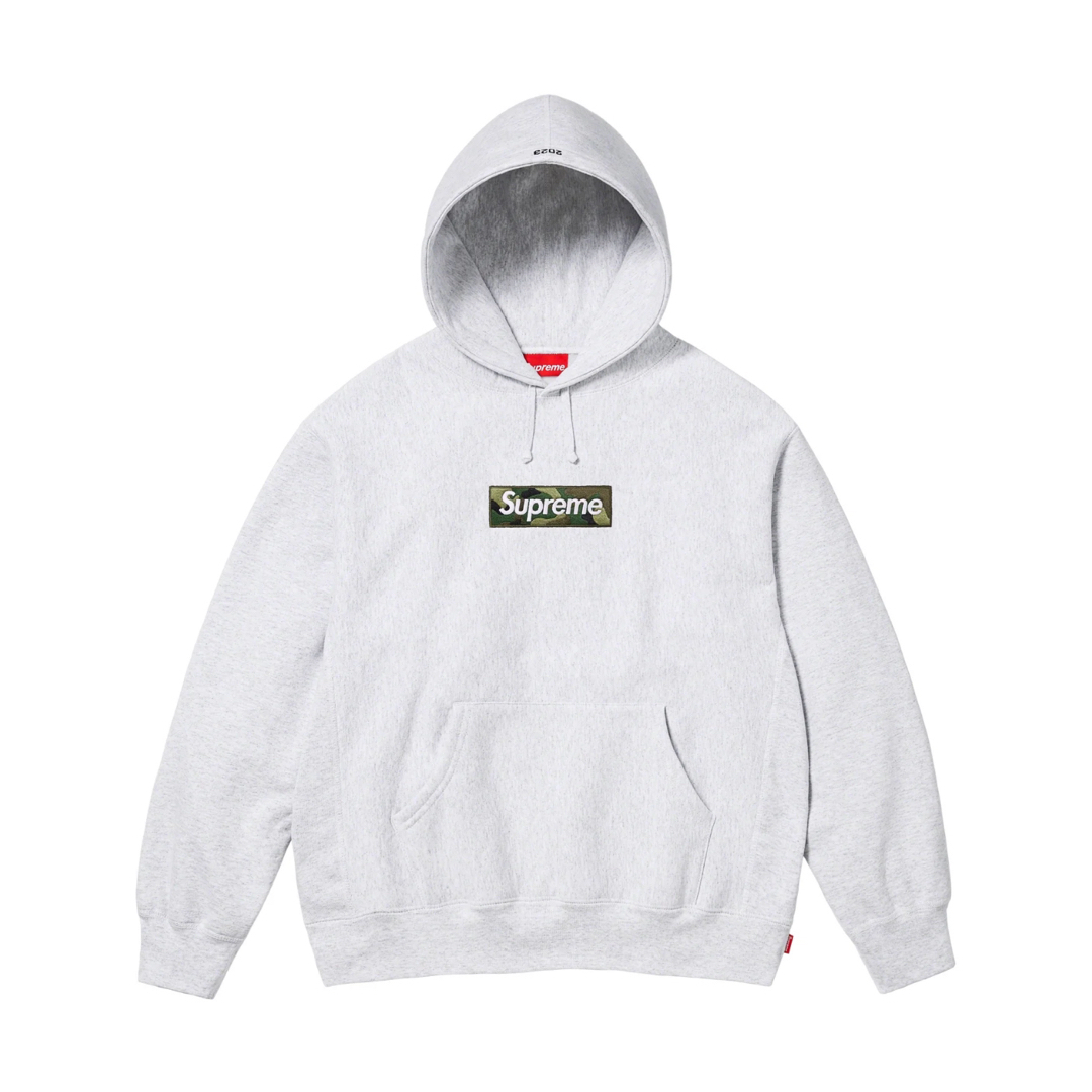 メンズSupreme box logo hooded sweatshirt L