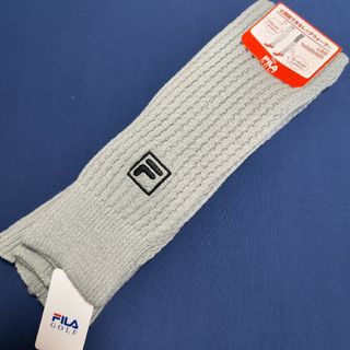 フィラ(FILA)の【新品】フィラゴルフ★レッグウォーマー（グレー）丈調整できるレッグウォーマー4(ウエア)