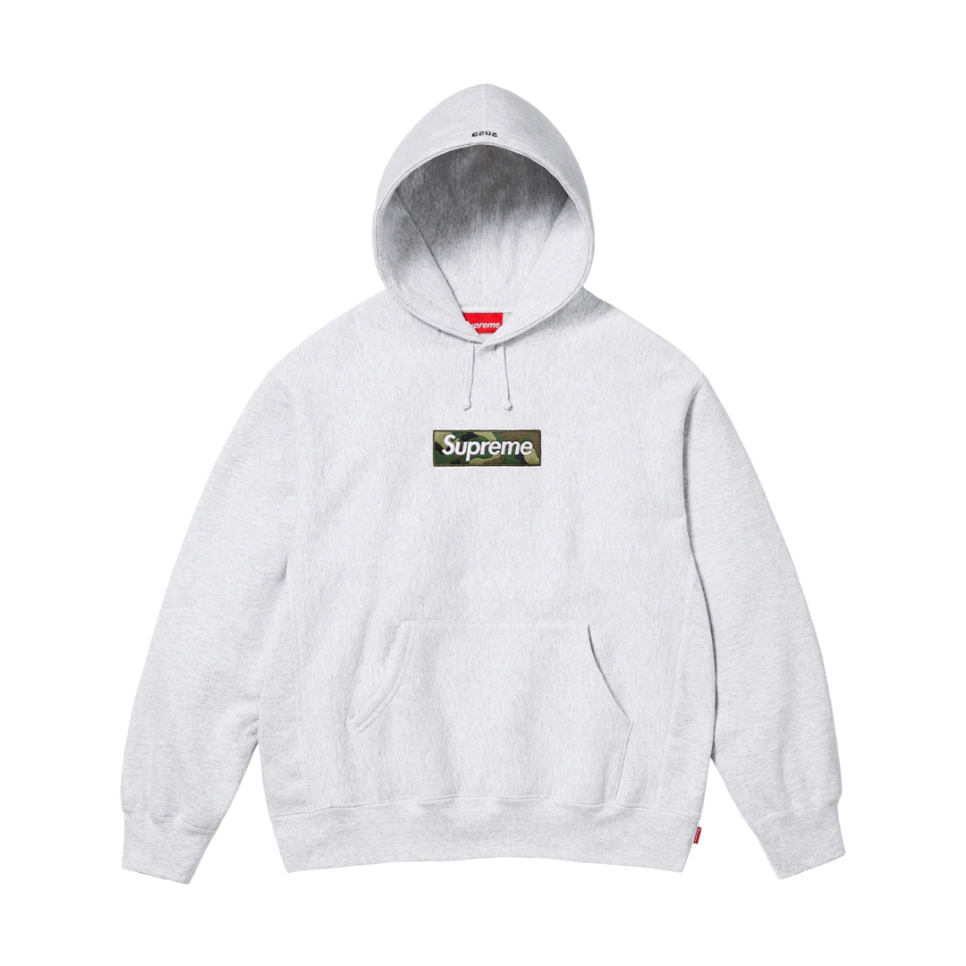 Supreme box logo hooded sweatshirt Lトップス