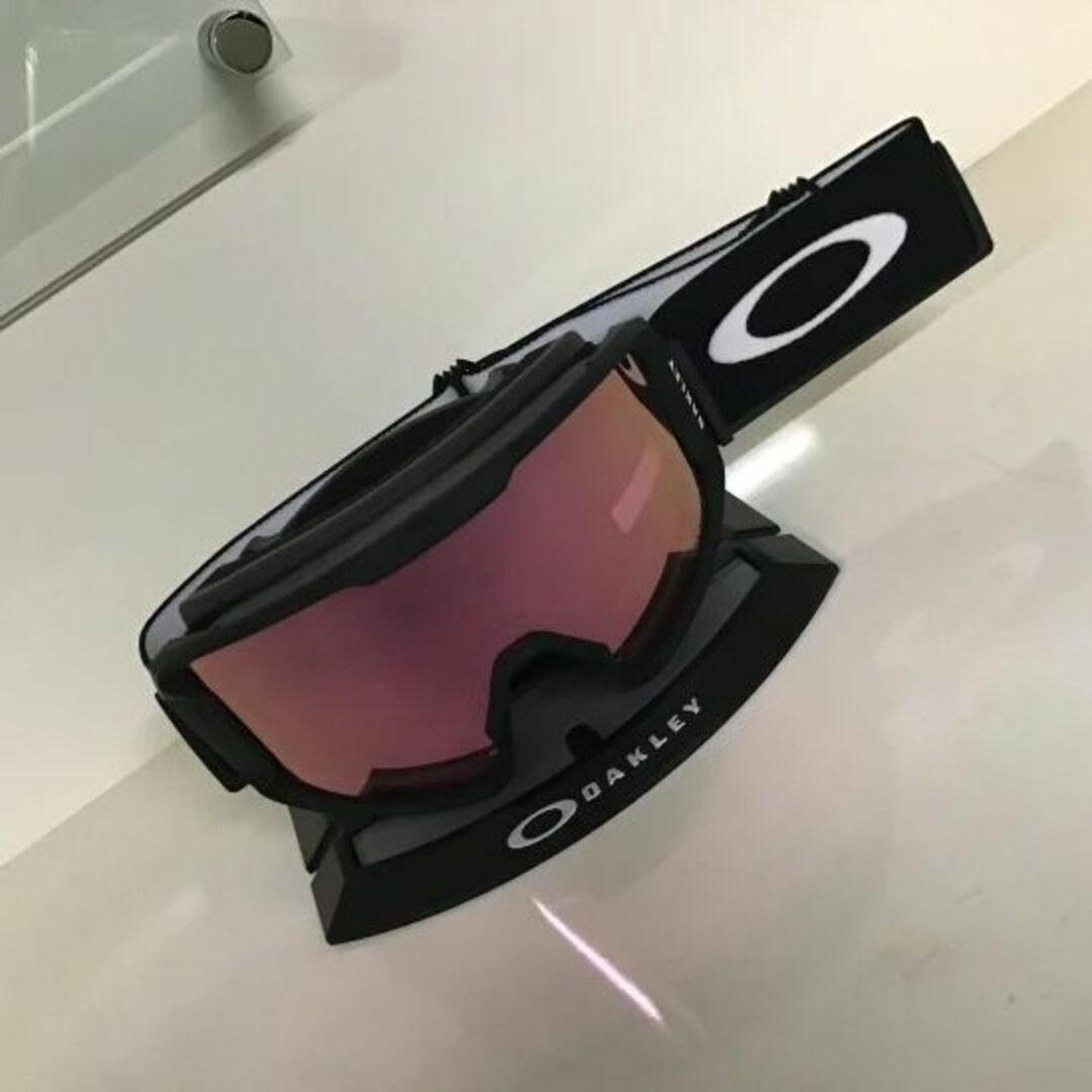 Oakley(オークリー)のOAKLEY LINE MINER L プリズムＨｉピンクレンズ ケース付 スポーツ/アウトドアのスノーボード(アクセサリー)の商品写真