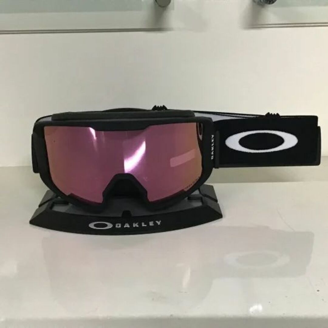 Oakley(オークリー)のOAKLEY LINE MINER L プリズムＨｉピンクレンズ ケース付 スポーツ/アウトドアのスノーボード(アクセサリー)の商品写真