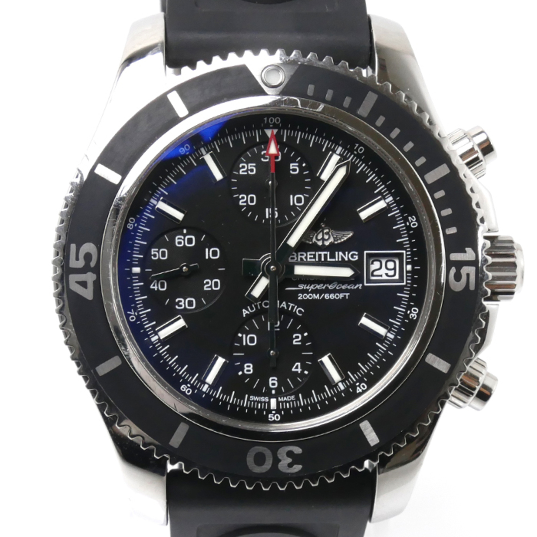 BREITLING ブライトリング スーパーオーシャン クロノグラフ42 腕時計 自動巻き A13311C9/BE93 メンズラバーケース径