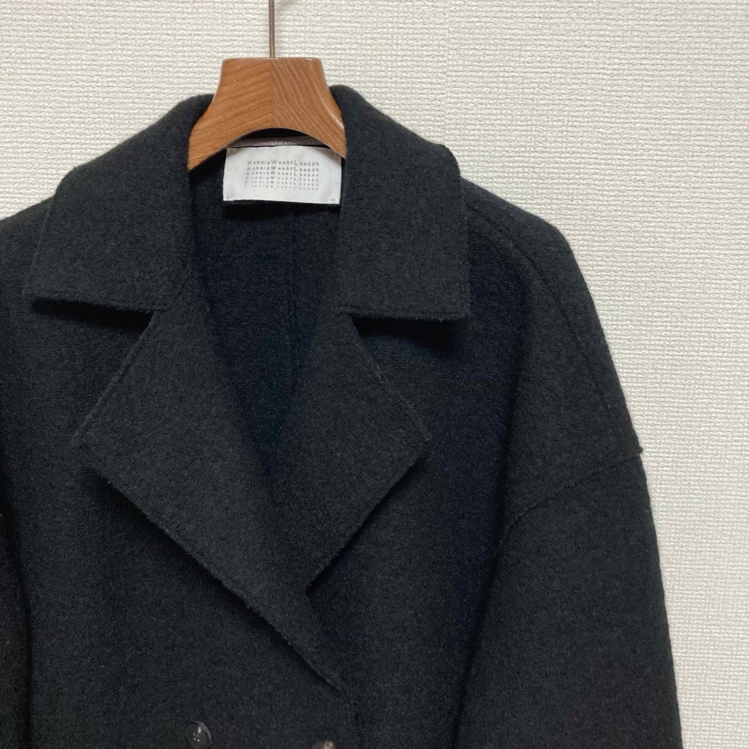 22aw□HARRIS WHARF LONDON□ドロップショルダーダブルコート 22aw□HARRIS WHARF LONDON□ドロップショルダーダブルコート