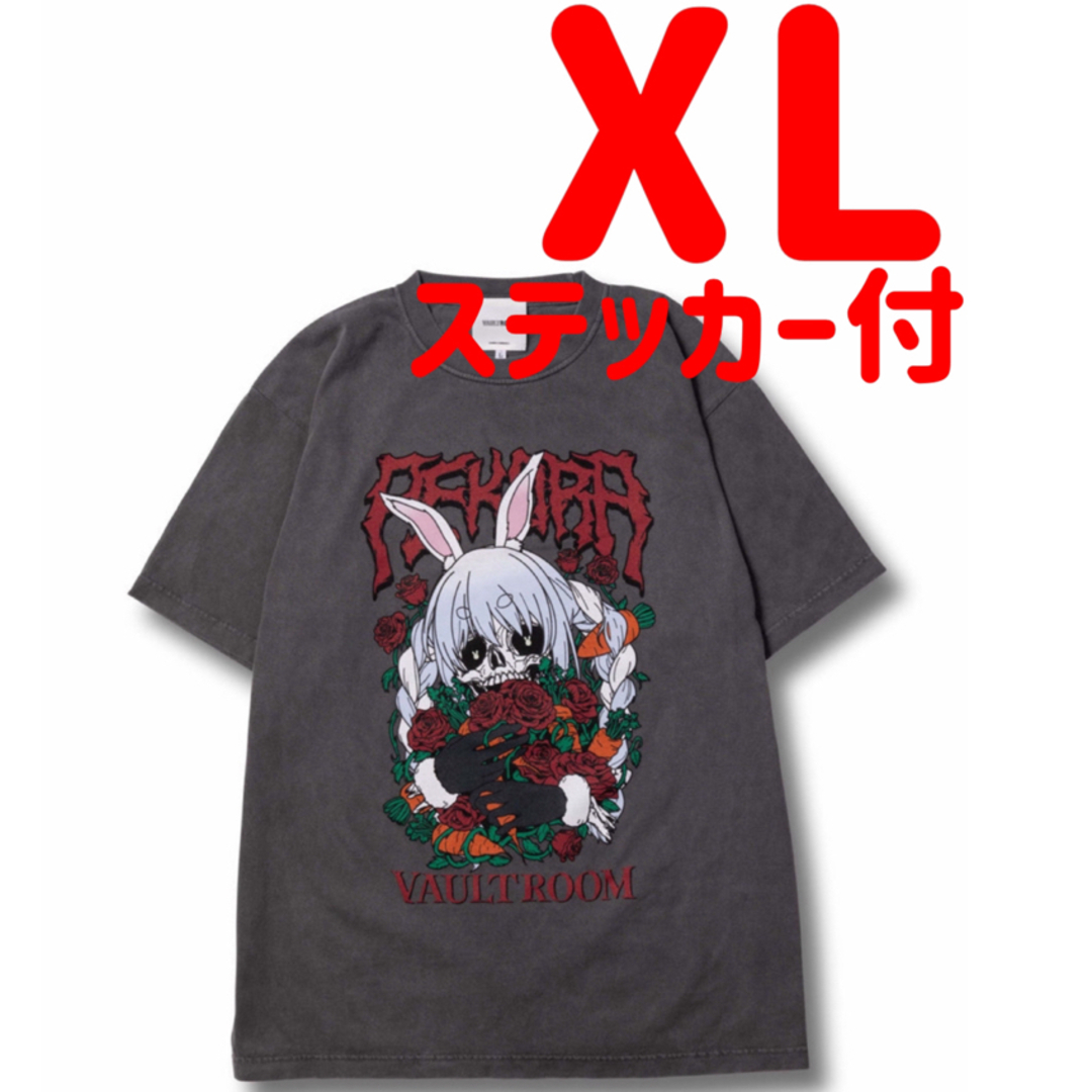 直販大阪 vaultroom 兎田ぺこら SKULL PEKORA TEE XL univ-silkroad.uz