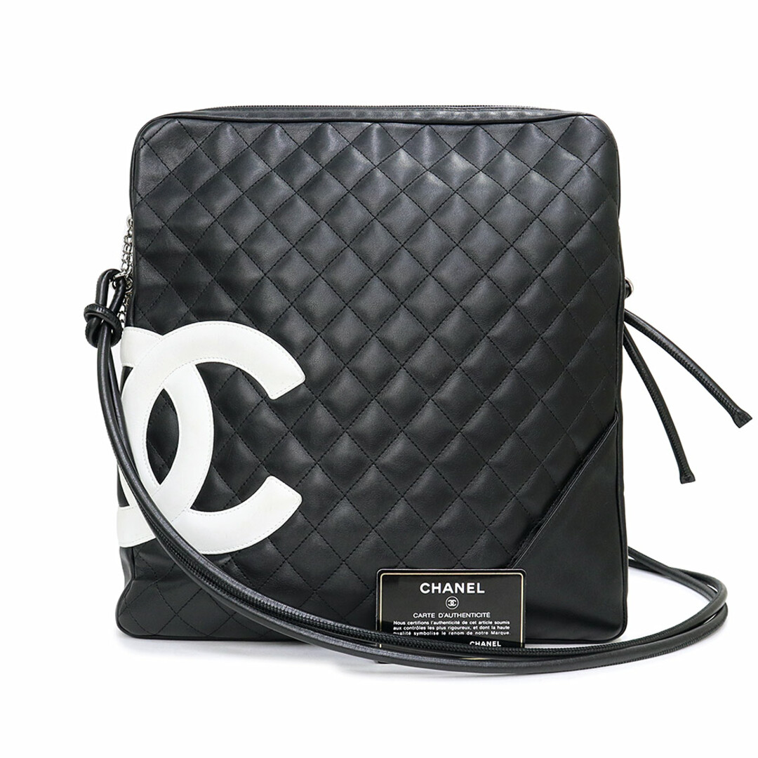 送料無料！シャネル☆CHANEL ☆カンボンライン 黒×白レディース - 長財布