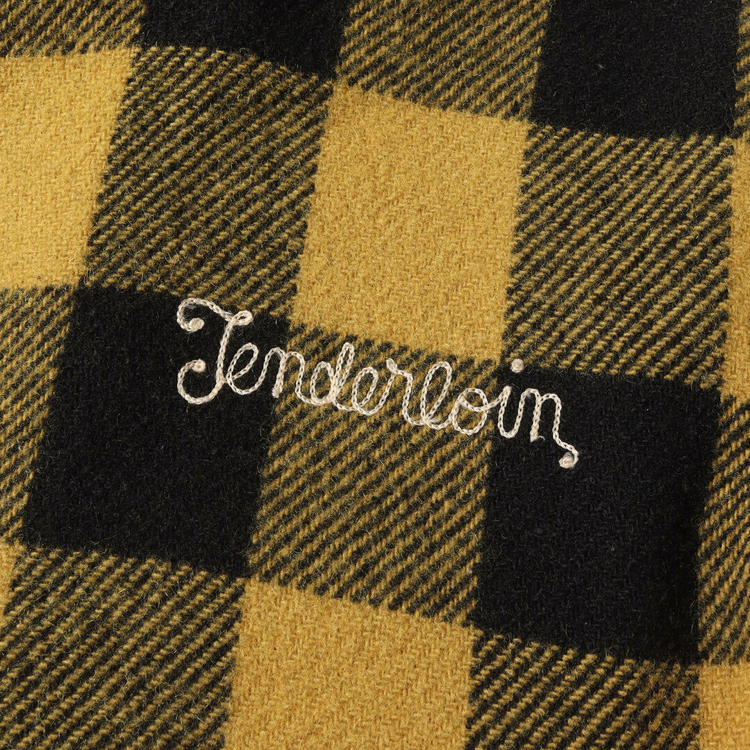 TENDERLOIN(テンダーロイン)のTENDERLOIN テンダーロイン ジャケット サイズ:M 00s バッファローチェック ランバージャック ジャケット T-LAMBERJACK JKT マスタード ブラック アウター ブルゾン コート【メンズ】【中古】 メンズのジャケット/アウター(その他)の商品写真