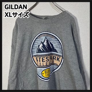 ギルタン(GILDAN)の【ギルダン】スウェット　コロラド　グレー　山アウトドア　XL　デカプリント99(スウェット)