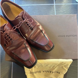 ルイヴィトン(LOUIS VUITTON)の美品⭐︎LOUIS VUITTON 革靴　ビジネスシューズ　25.5cm(ドレス/ビジネス)