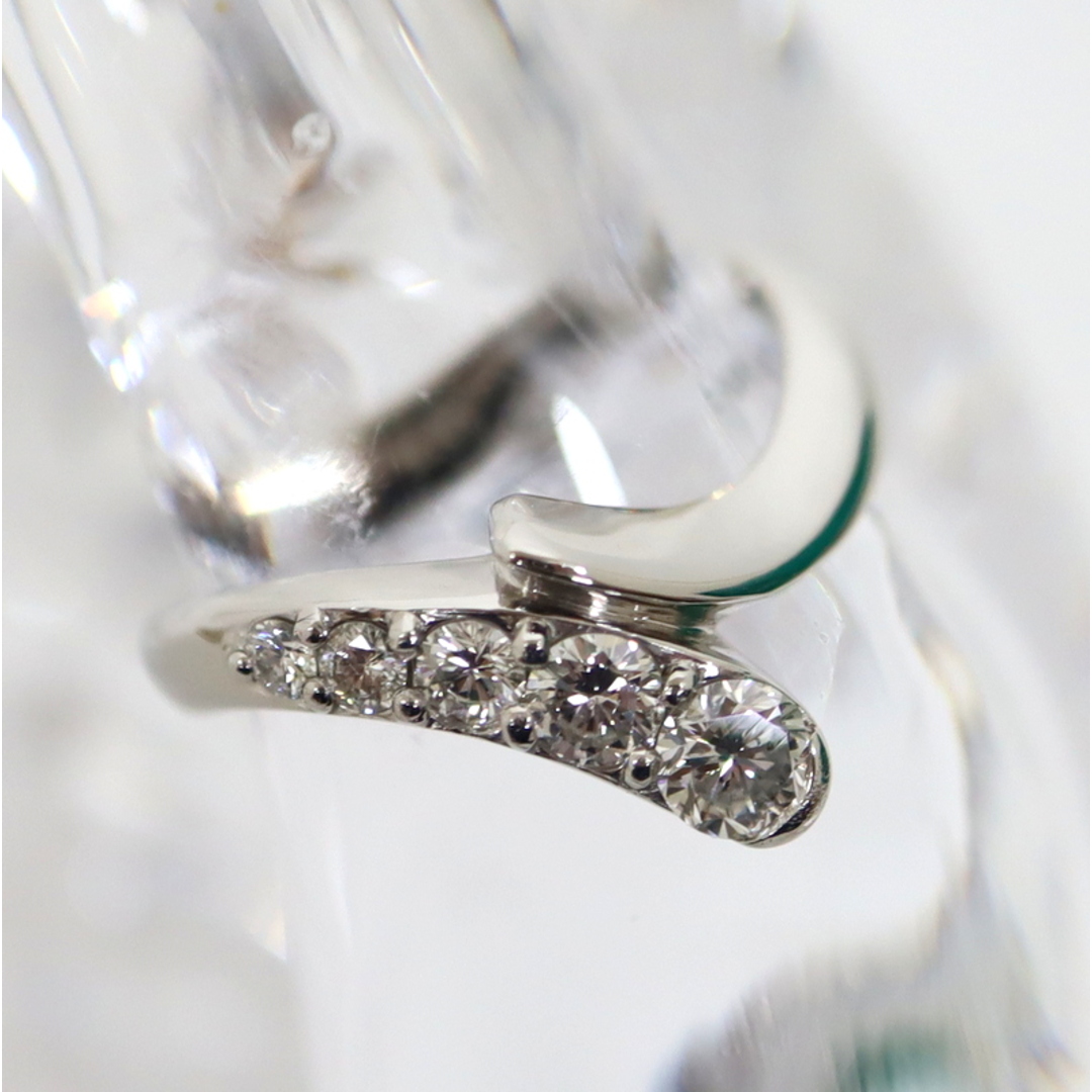【Jewelry】Pt900 ダイヤモンドリング D0.52ct 鑑別書付き 12号/kr07956hm レディースのアクセサリー(リング(指輪))の商品写真