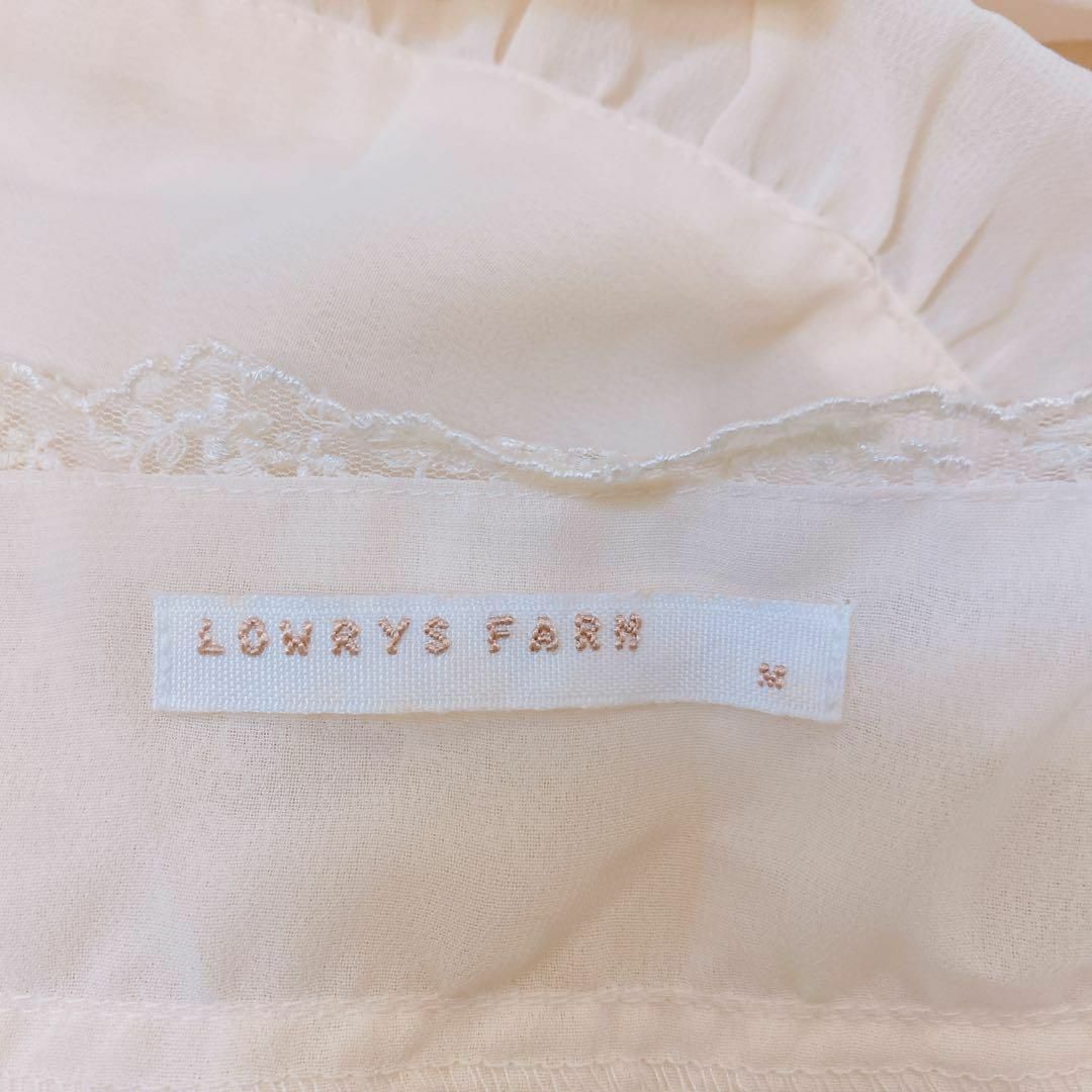 LOWRYS FARM(ローリーズファーム)の2226 未使用 LOWRYS FARM ブラウス　ワンピース　透け感 レディースのワンピース(ひざ丈ワンピース)の商品写真