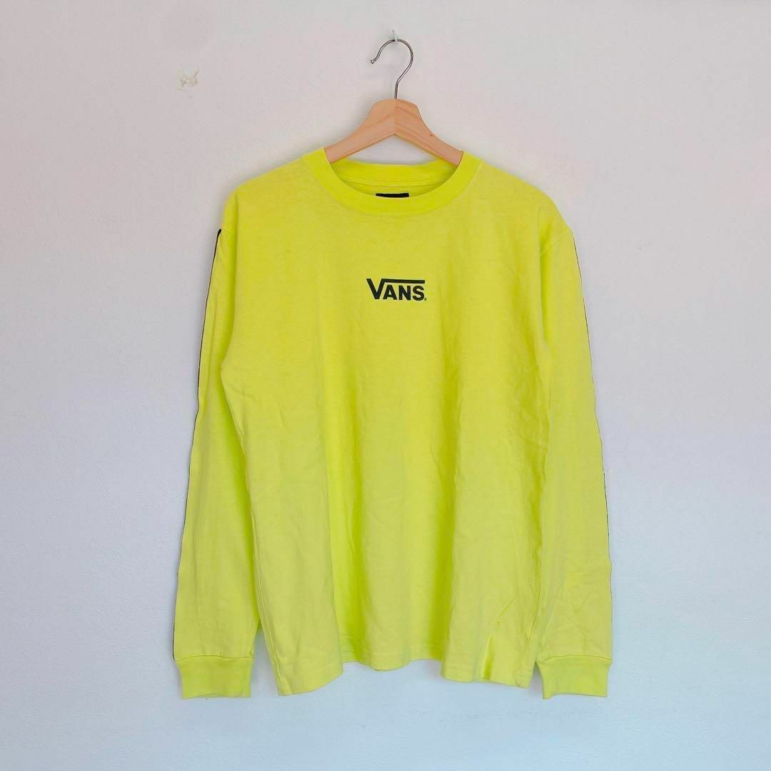 VANS VAULT(バンズボルト)の2220 美品 VANS バンズ Tシャツ ロンT 厚手 コットン生地 イエロー メンズのトップス(Tシャツ/カットソー(七分/長袖))の商品写真