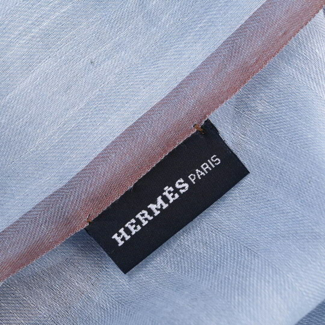 HERMES - HERMES コットン バイカラー ストールの通販 by CYCLE HERMES - HERMES コットン バイカラー ストールの通販 by CYCLE