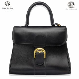 デルヴォー(DELVAUX)のデルヴォー ブリヨンMM Brillant ヴィンテージ ハンドバッグ カーフ 黒 ゴールド金具 DELVAUX オケージョン デルボー レザーレディース 手提げ ブラック USED【中古】【ブリルトワーゼ】【丸正質舗】【質屋】(M212009h)(ハンドバッグ)