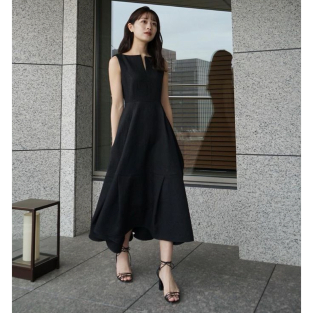 ロングワンピース/マキシワンピースlaubeblanc Keyneck Jacquard Dress