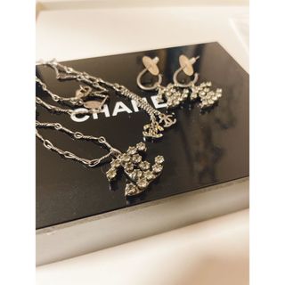 【正規品】CHANEL ネックレス・ピアスセットネックレス