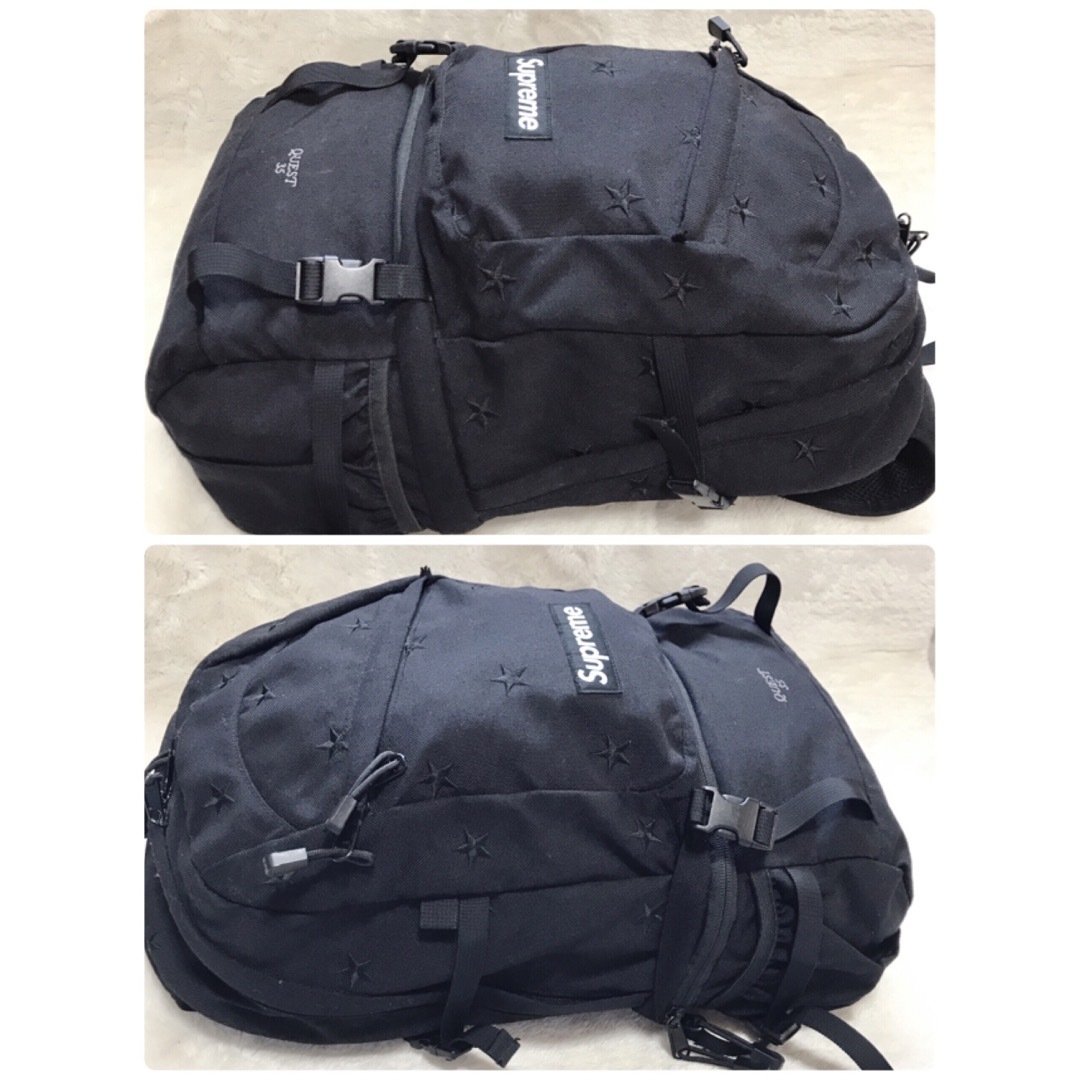 Supreme(シュプリーム)の美品 Supreme 13aw Quest35 バックパック リュック ブラック メンズのバッグ(バッグパック/リュック)の商品写真