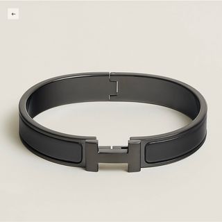 エルメス(Hermes)の【新品未使用】エルメス　ブレスレット 《クリックHH》 ソー・ブラック　T5(ブレスレット/バングル)