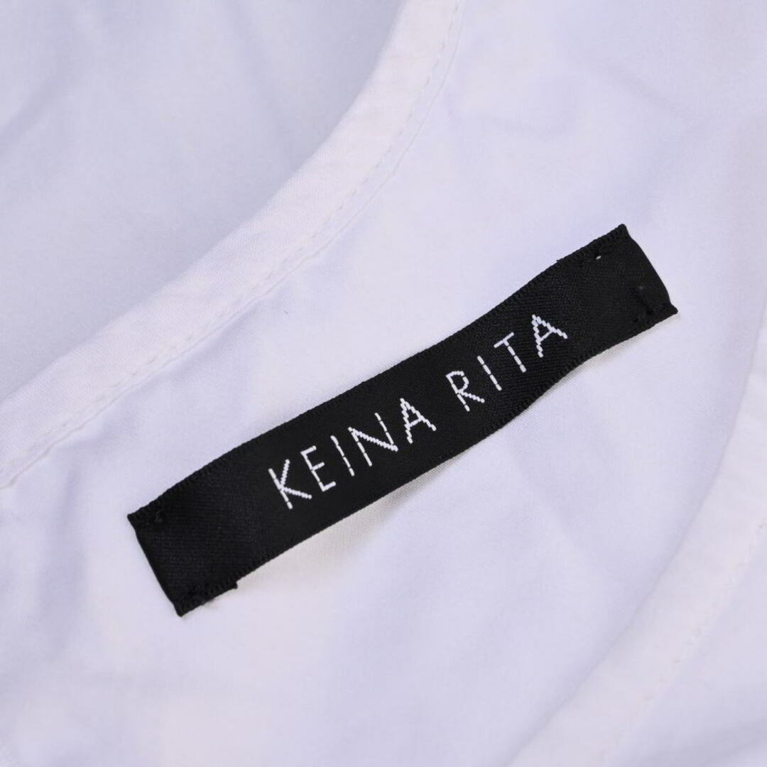 KEINA RITA ストレッチ コットン ブラウス KEINA RITA ストレッチ コットン ブラウス