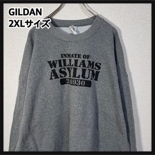 ギルタン(GILDAN)の【ギルダン】スウェット　カレッジロゴ　デカロゴ　ビッグサイズ　裏起毛99(スウェット)