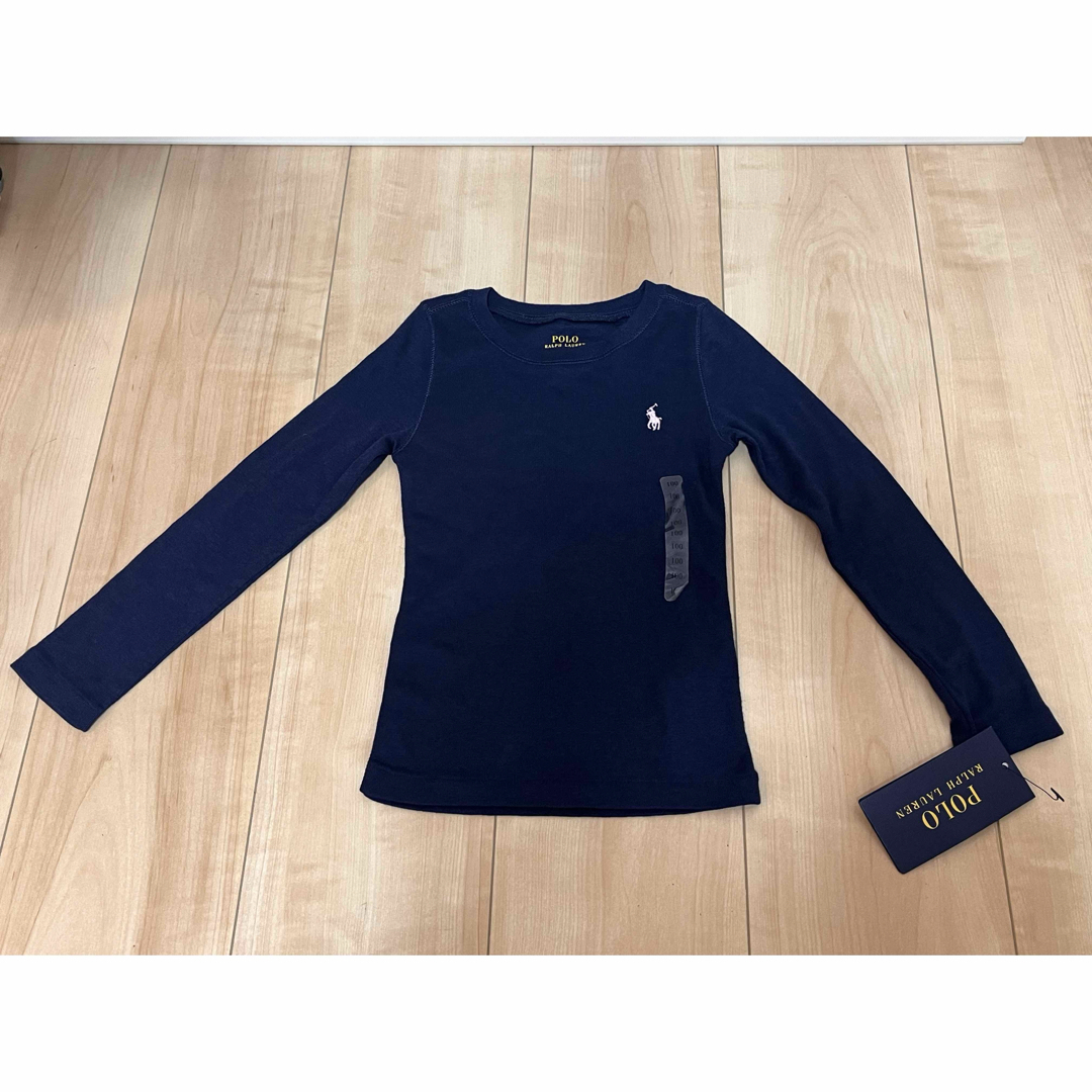 POLO RALPH LAUREN(ポロラルフローレン)のポロラルフローレン 長袖Tシャツ 3T 100cm 新品未使用 キッズ/ベビー/マタニティのキッズ服女の子用(90cm~)(Tシャツ/カットソー)の商品写真