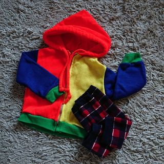 ベビーギャップ(babyGAP)の裏起毛ジップパーカー 2T & ベビーレッグウォーマー(ジャケット/コート)