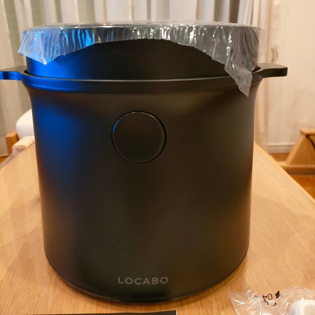 【新品未使用】LOCABO（ロカボ） 糖質カット炊飯器　JM-C20E-B