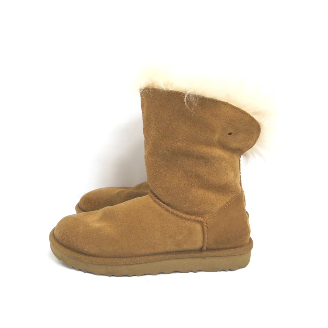 UGG(アグ)のアグ ショートブーツ バレンティナ VALENTINA ムートン 1012388 ベージュ系 23cm レディース UGG NA32052 中古 レディースの靴/シューズ(ブーツ)の商品写真