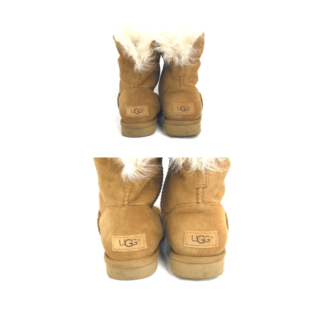 UGG(アグ)のアグ ショートブーツ バレンティナ VALENTINA ムートン 1012388 ベージュ系 23cm レディース UGG NA32052 中古 レディースの靴/シューズ(ブーツ)の商品写真