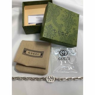 グッチ(Gucci)の<極美品>GUCCI グッチ　インターロッキングG ブレスレット(ブレスレット)