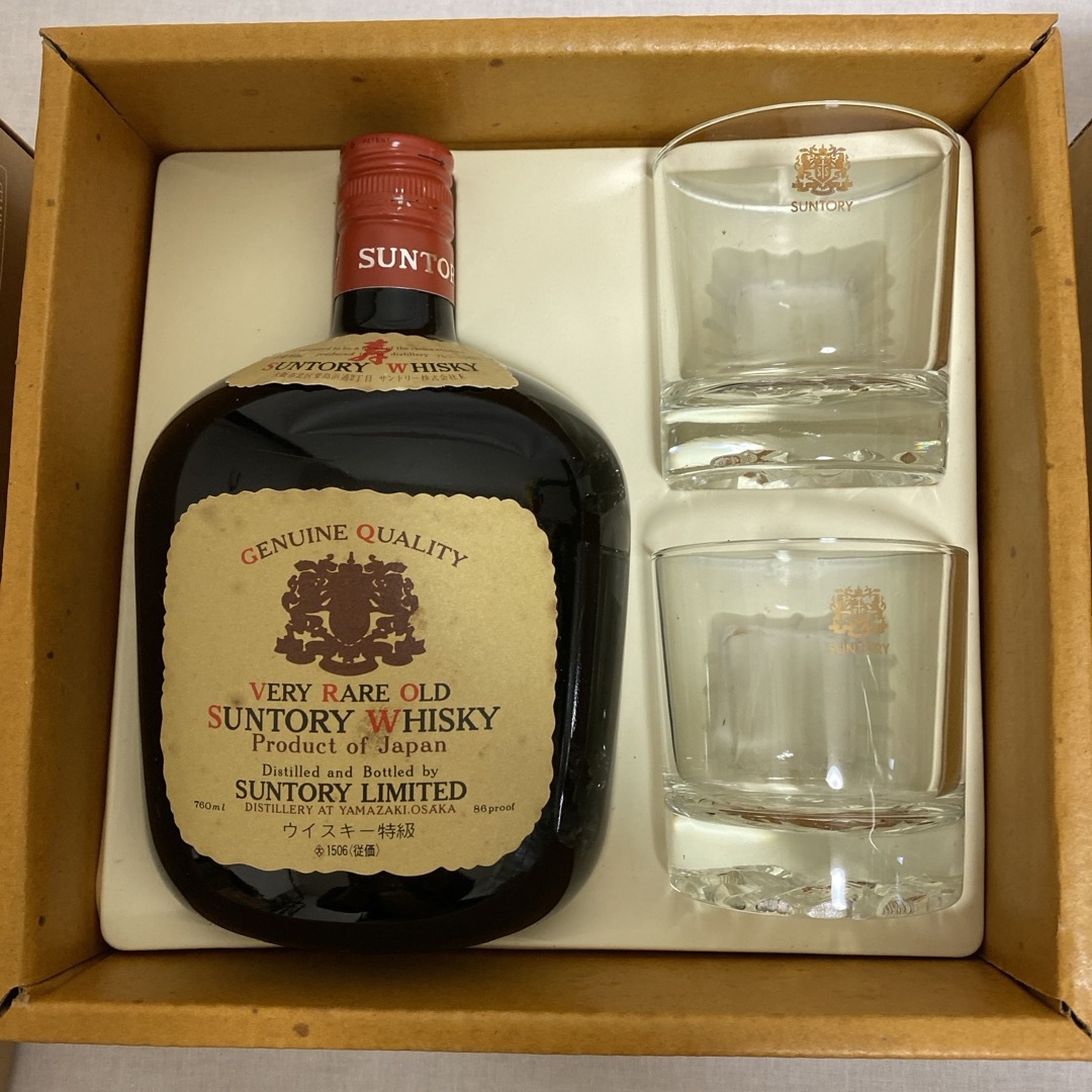 サントリー(サントリー)のSUNTORY WHISKY ROYAL‘60  オールド特級　3本セット 食品/飲料/酒の酒(ウイスキー)の商品写真