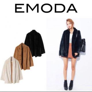 エモダ(EMODA)のEMODA フェイクファー　ボリューム　コート　ボア(毛皮/ファーコート)