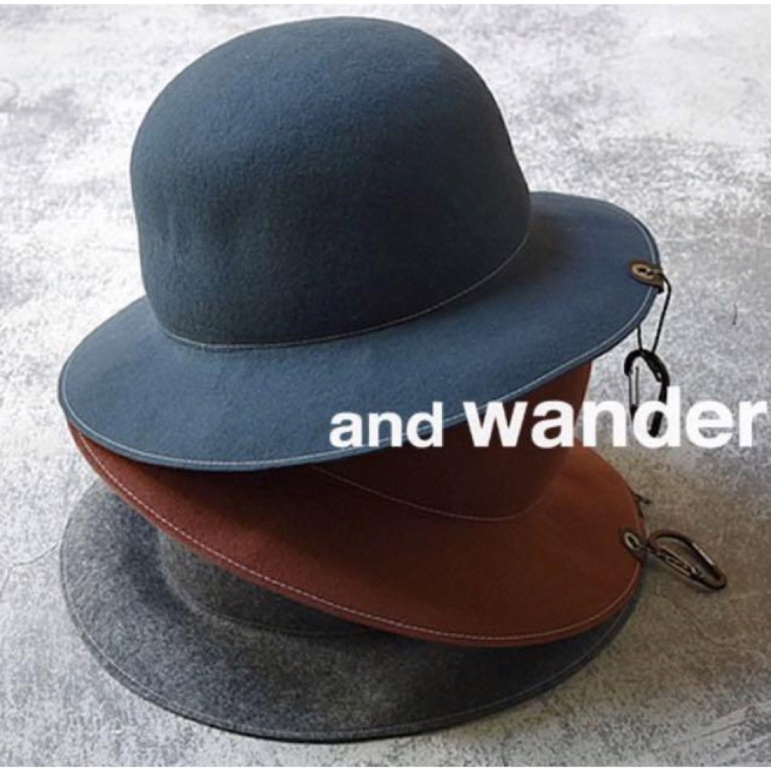 and wander(アンドワンダー)の【新品】入手困難! and wanderハット メンズの帽子(ハット)の商品写真