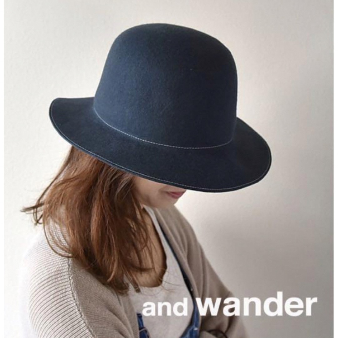 and wander(アンドワンダー)の【新品】入手困難! and wanderハット メンズの帽子(ハット)の商品写真