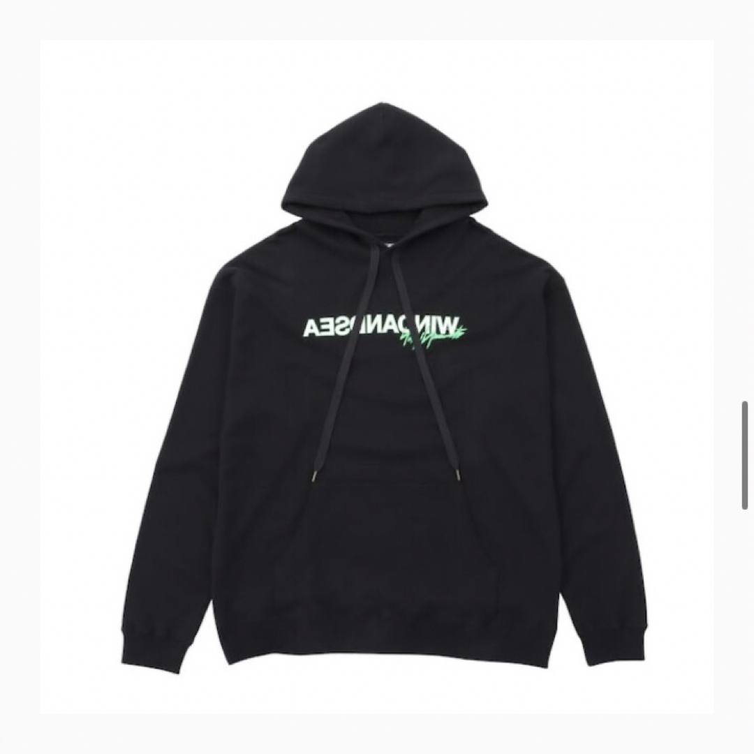 WIND AND SEA(ウィンダンシー)のヨウジヤマモト × ウィンダンシー Reverse Logo Hoodie メンズのトップス(パーカー)の商品写真