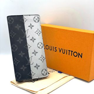 ルイヴィトン(LOUIS VUITTON)のLouis Vuittonモノグラム・エクリプス スプリット ブラック/シルバー(長財布)