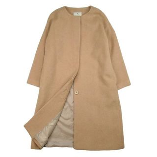 エヌナチュラルビューティーベーシック(N.Natural beauty basic)の美品 18aw N.ナチュラルビューティー アンゴラビーバーコート /BLM11(その他)