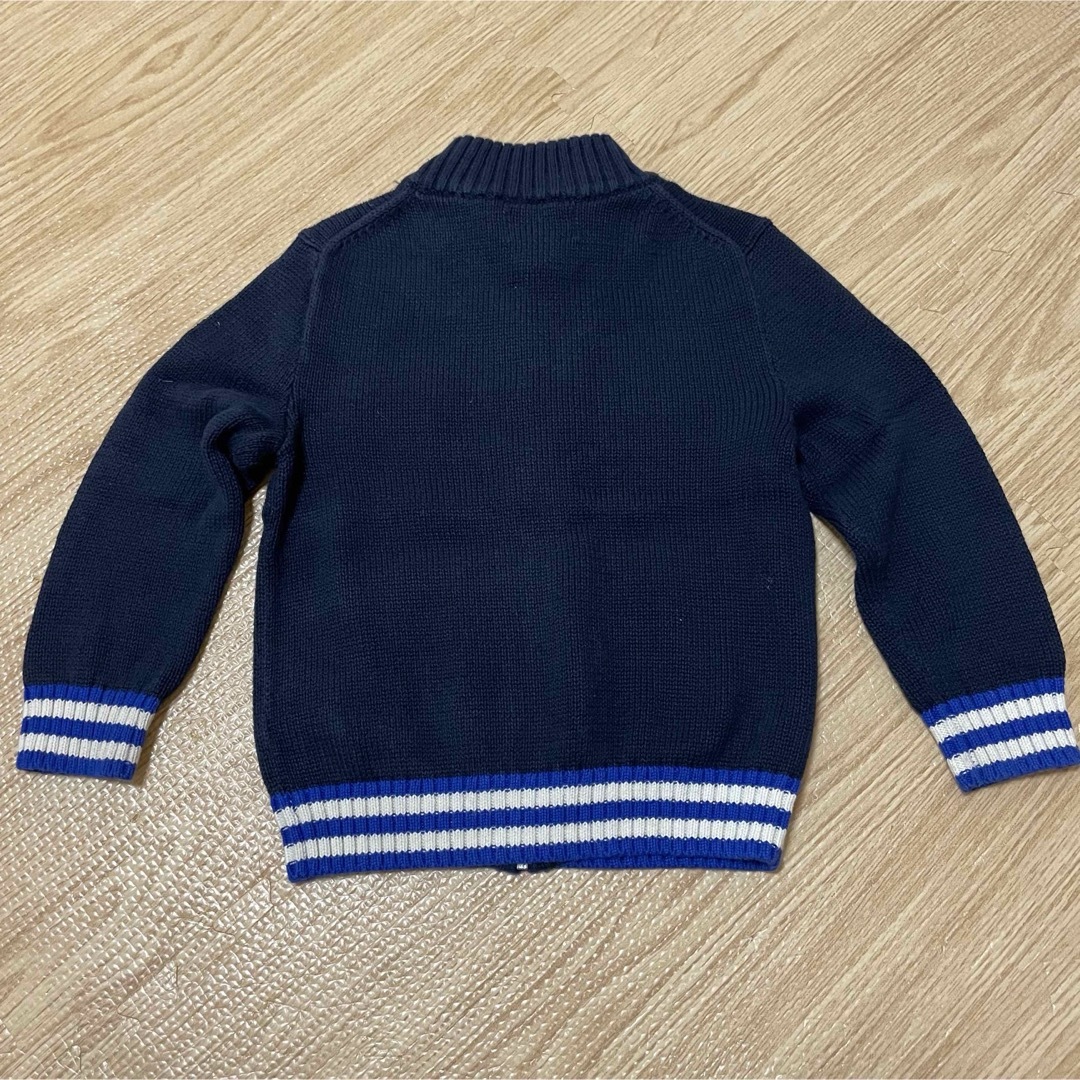 POLO RALPH LAUREN(ポロラルフローレン)のポロ　ラルフローレン  カーディガン　ジップ　サイズ100 キッズ/ベビー/マタニティのキッズ服男の子用(90cm~)(ジャケット/上着)の商品写真