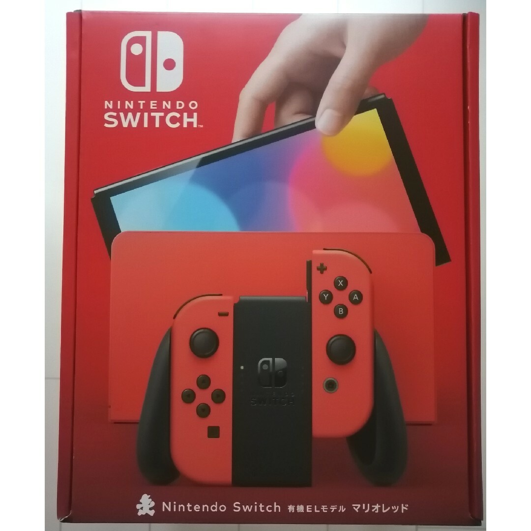 家庭用ゲーム機本体新品 Nintendo Switch（有機ELモデル） マリオレッド