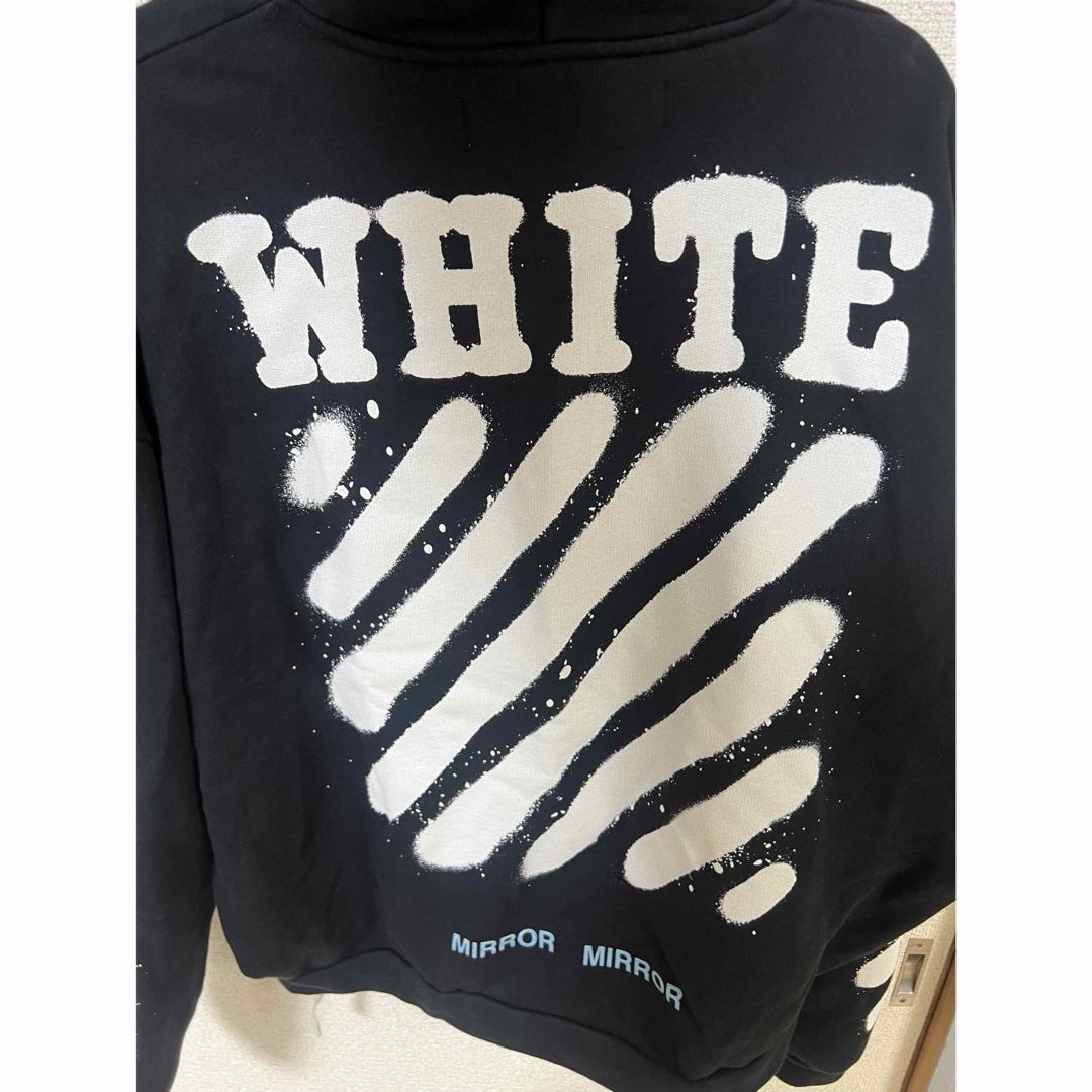 OFF-WHITE(オフホワイト)の国内正規品　off-white スプレー　ペイント　パーカー　プルオーバー メンズのトップス(パーカー)の商品写真