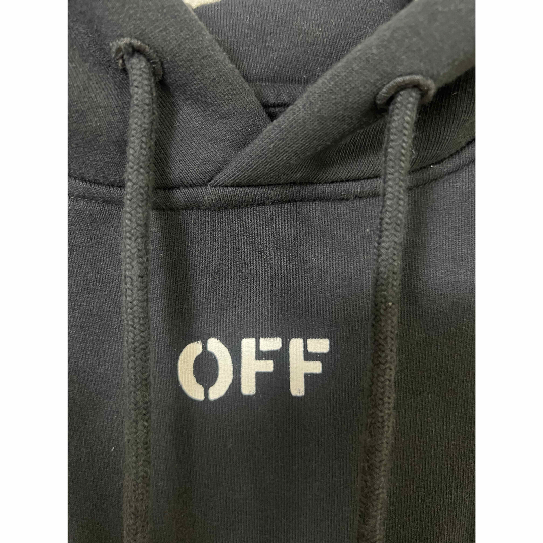 OFF-WHITE(オフホワイト)の国内正規品　off-white スプレー　ペイント　パーカー　プルオーバー メンズのトップス(パーカー)の商品写真