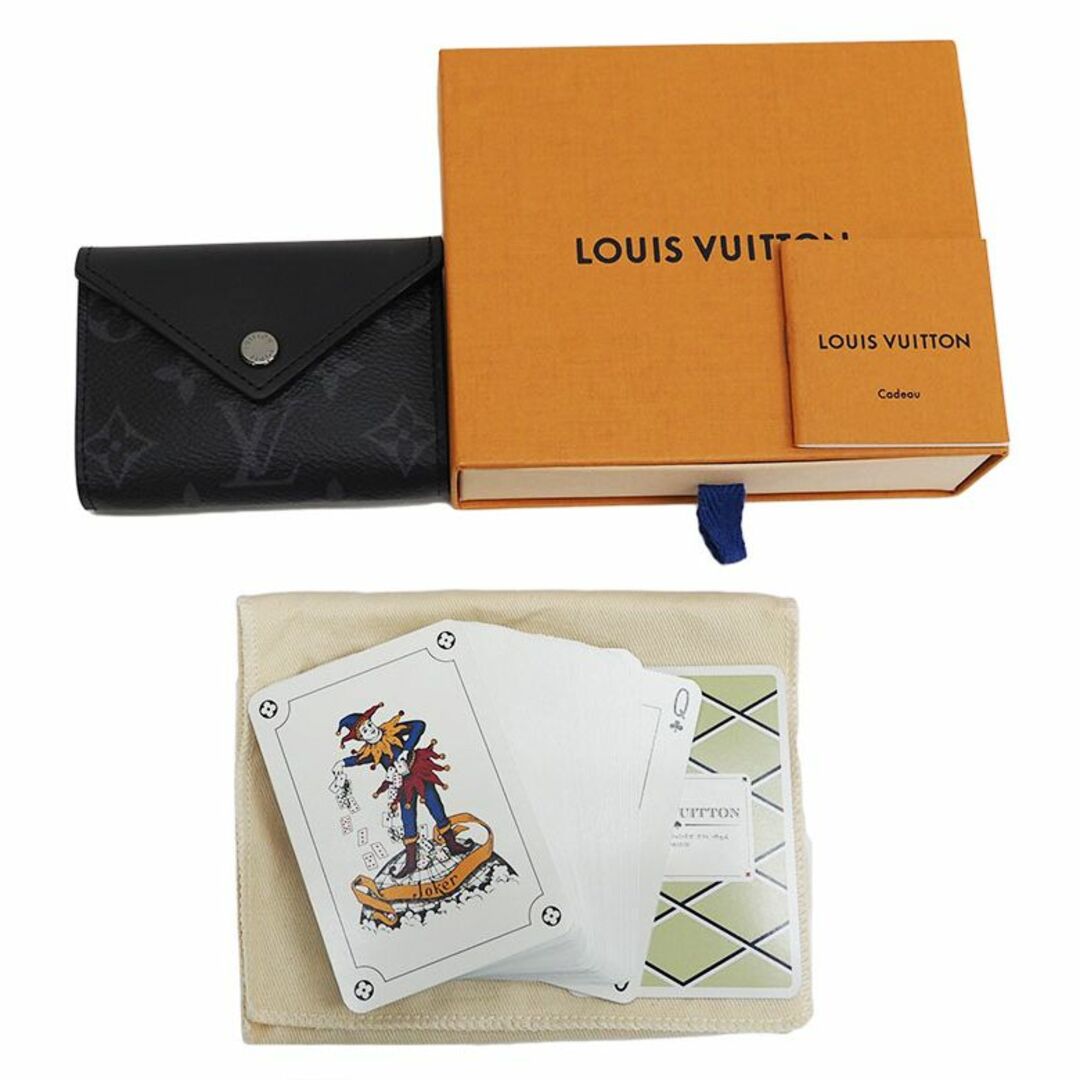 LOUIS VUITTON(ルイヴィトン)のルイヴィトン エテュイ・カルトアルセーヌ モノグラムエクリプス ブラック GI0198 カードケース メンズ ICチップ内蔵 名刺入れ B8サイズ収納可 開封済みトランプ LOUIS VUITTON【未使用品】 エンタメ/ホビーのテーブルゲーム/ホビー(トランプ/UNO)の商品写真